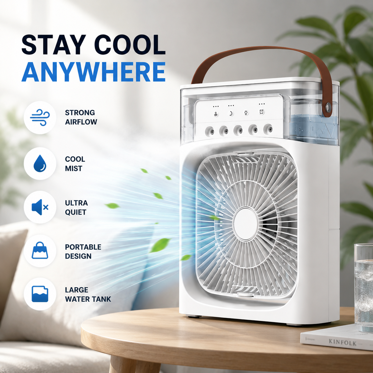 CoolRide™ Portable Cooling Fan